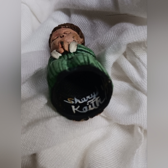 Vintage Sheryl Keith painted collectable thimble/ Signed,dated 1984,numb 1/500 - Picture 5 of 9